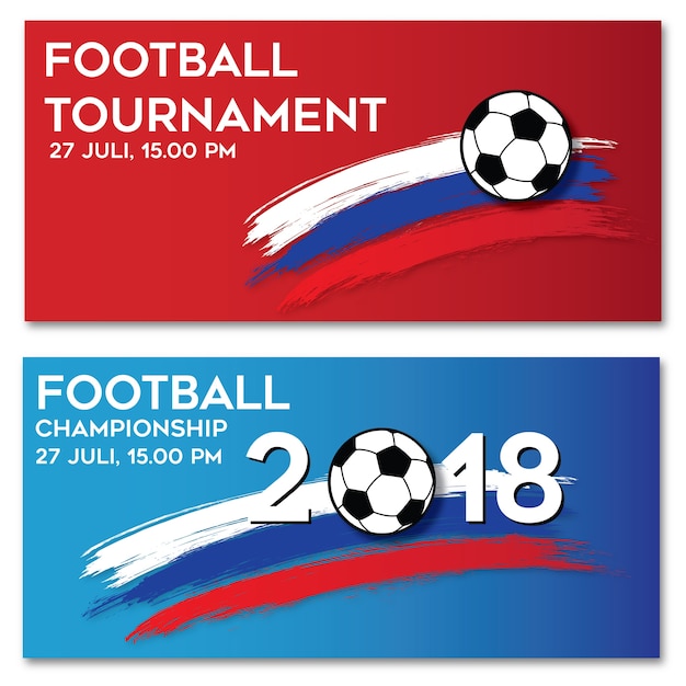 Football tournament background template