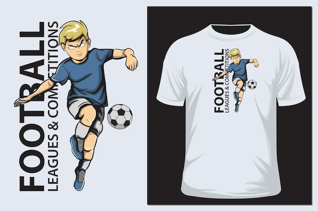 football. vector graphic, typographic, poster, label, badge, logo, icon or t-shirt