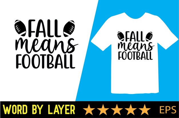 Football vector t-shirt design