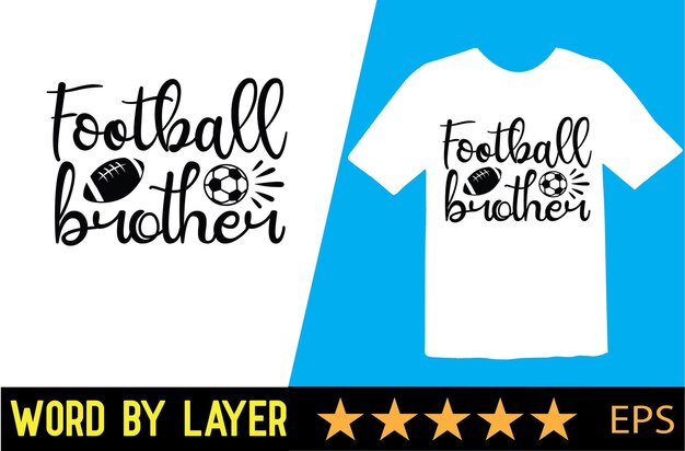 Football vector t-shirt design