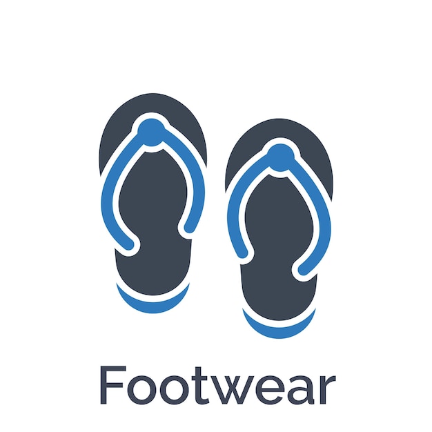 Vector footwear sandals icon