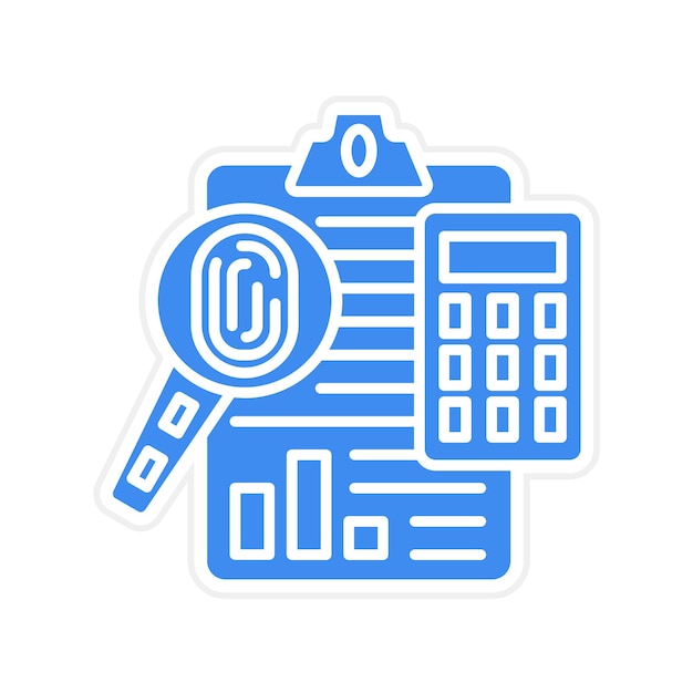 Forensic Accounting icon vector image Can be used for Accounting