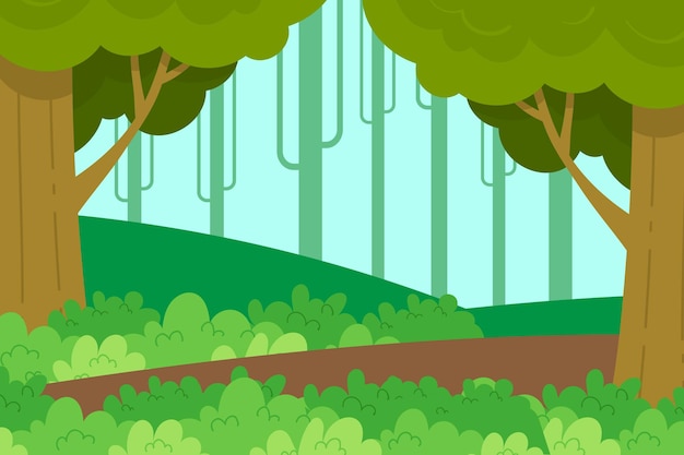 Vector forest background 47