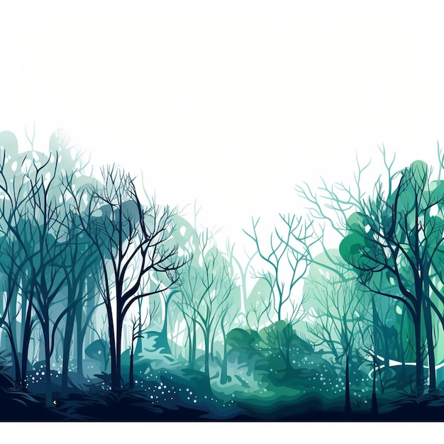 Vector forest background vectorforest background vector