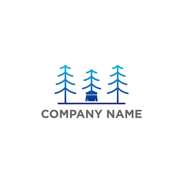 Vector forest cleaner logo vector, nature logo inspiration