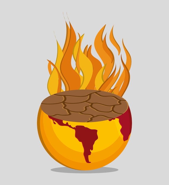 Forest fire icon