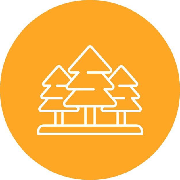 Forest icon vector image Can be used for Survival