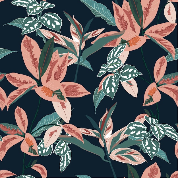 Premium Vector | Forest seamless pattern