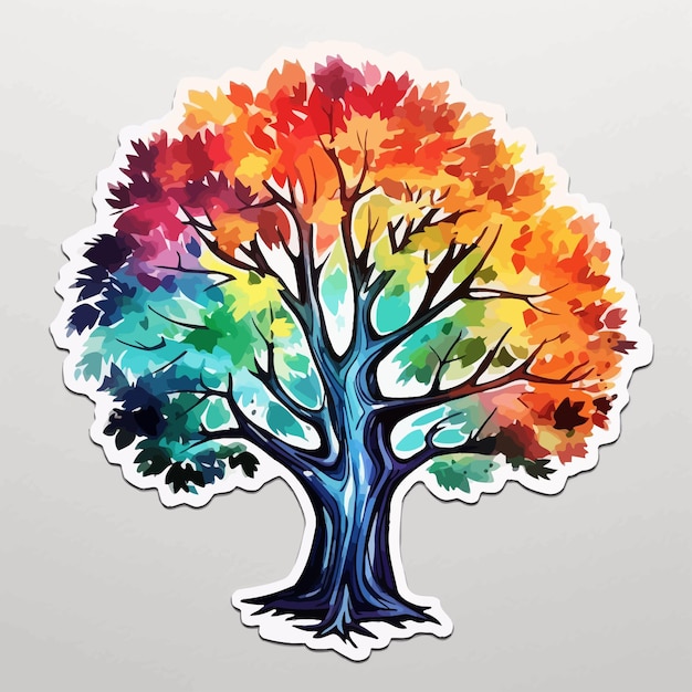 Clipart di albero forestale