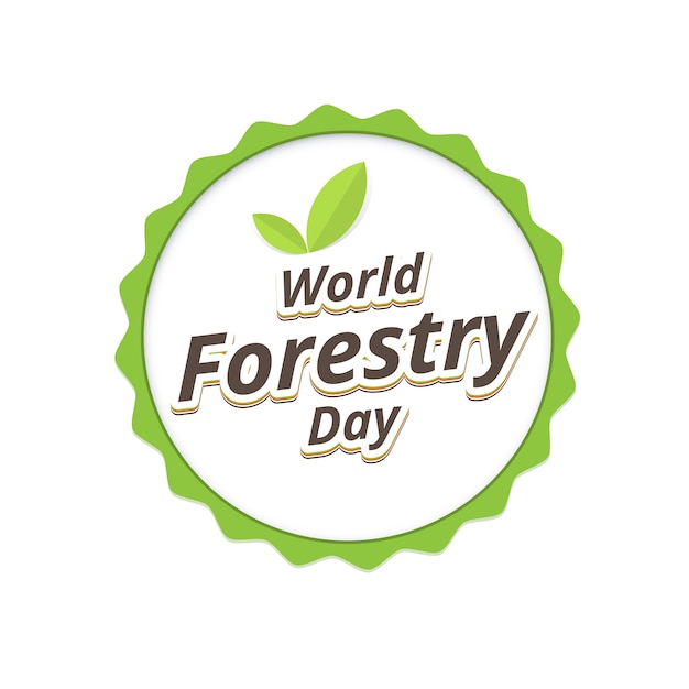 Forestry day logo design
