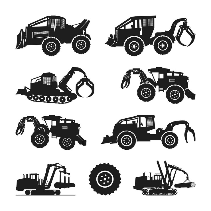Vector forestry machines