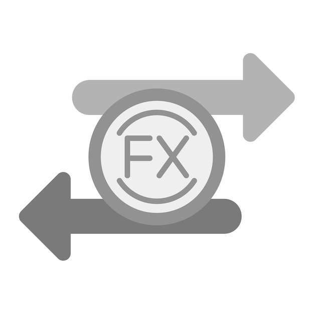 Vettore immagine vettoriale dell'icona forex può essere utilizzata per l'investimento