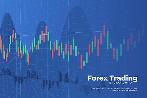 Vector forex trading background