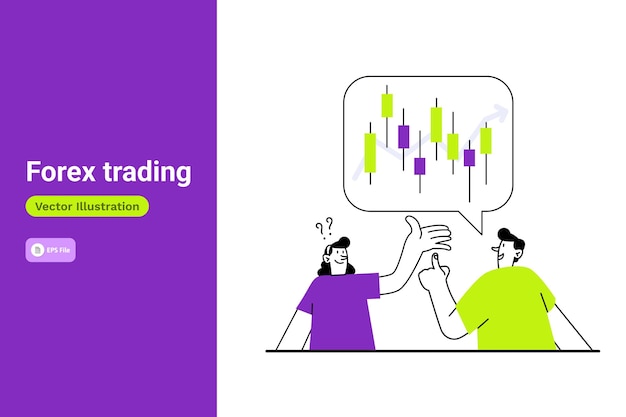 Forex trading illustration