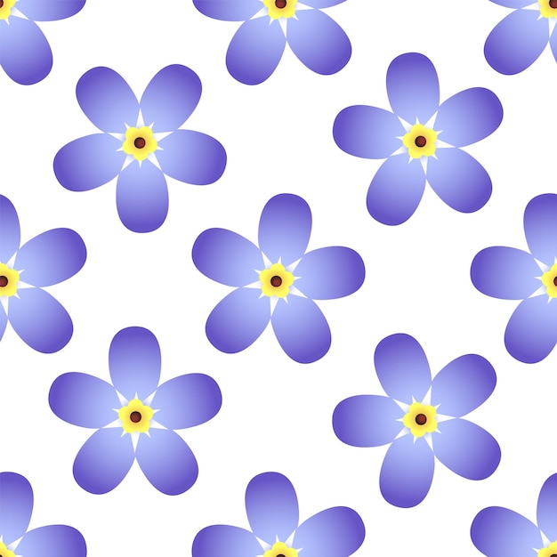 Forgetmenot vector pattern