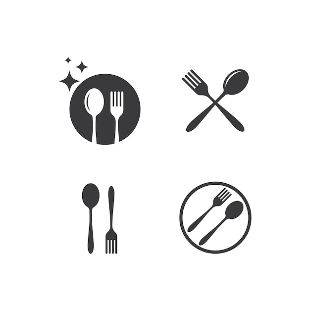 Fork and spoon icon