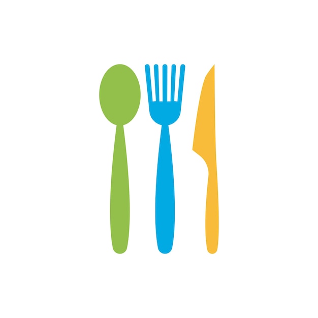 Fork and spoon vector