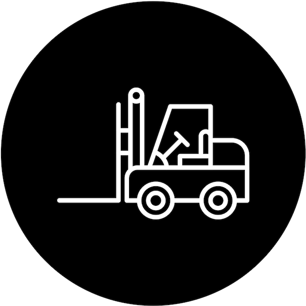 Forklift Icon Style