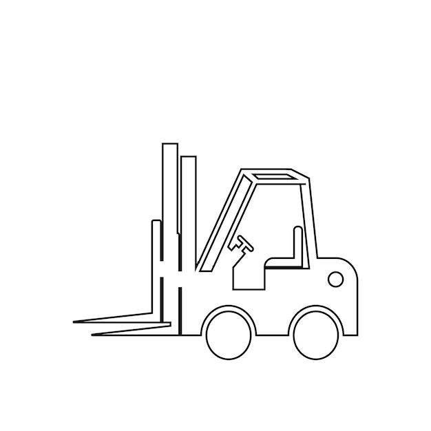 Forklift logo vektor