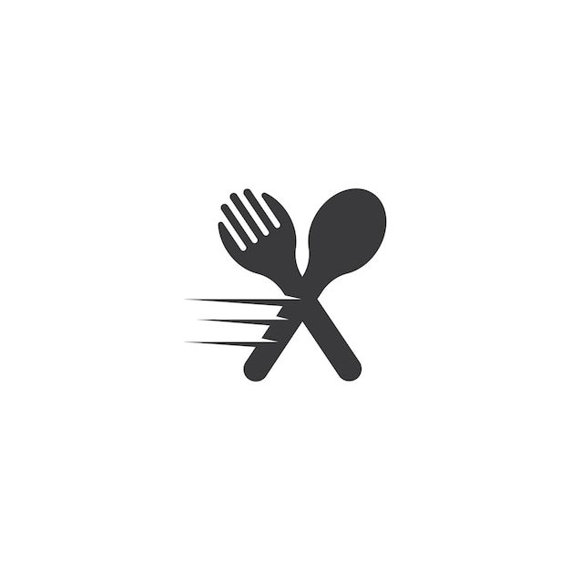 Forkspoon icon vector illustration design template