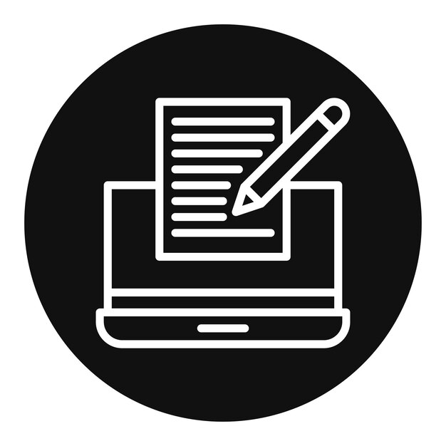 フォームを自動で記入するアイコンベクトル画像はサイバーパンクに使用できます