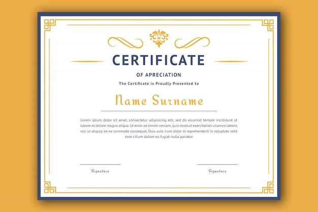 Formal Certificate