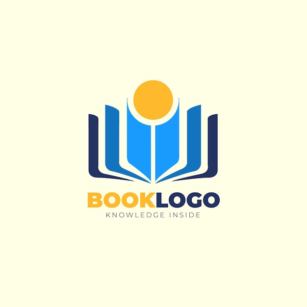 Vector formal education book logo