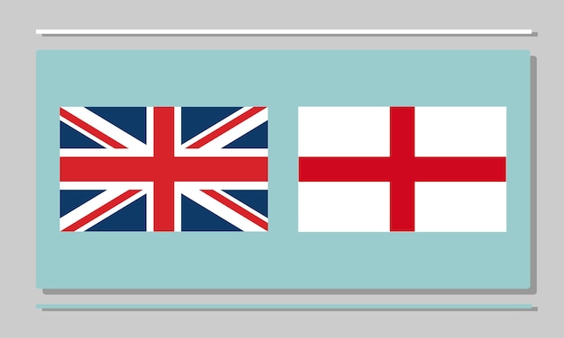 The formal old and new British flag