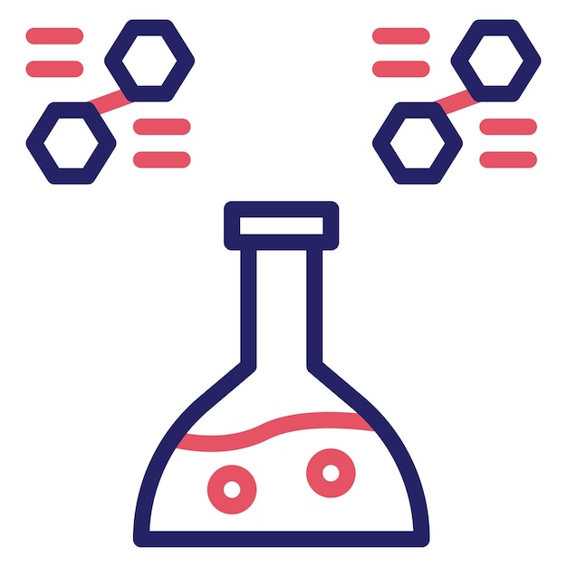 Formula vector icon illustration of Research and Science iconset