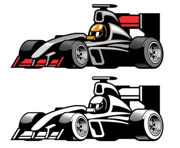 Vector formule racewagen