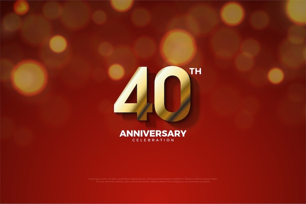 forty Anniversary background