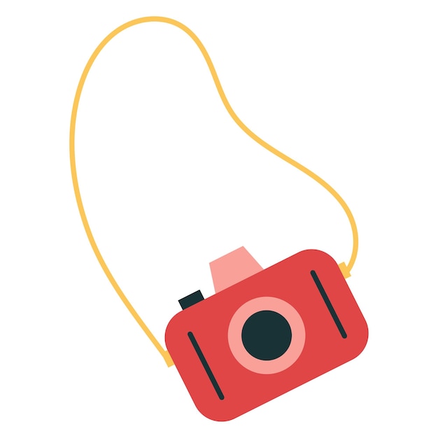 Vector foto camera icoon vector illustratie