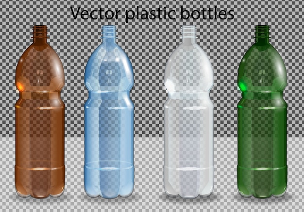 Vector foto realistische fles illustratie.