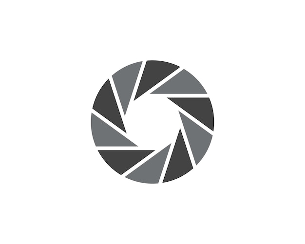 Fotografie logo ontwerp sjabloon