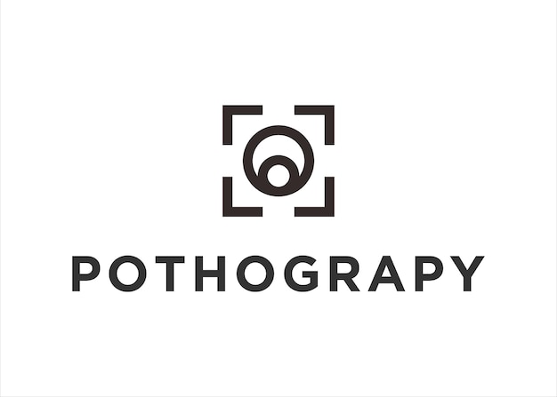 fotografie logo vector ontwerpsjabloon