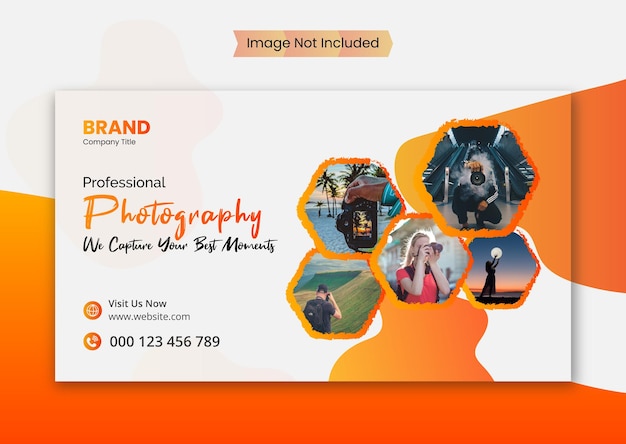 Fotografie Social Media Youtube Thumbnail Template Design