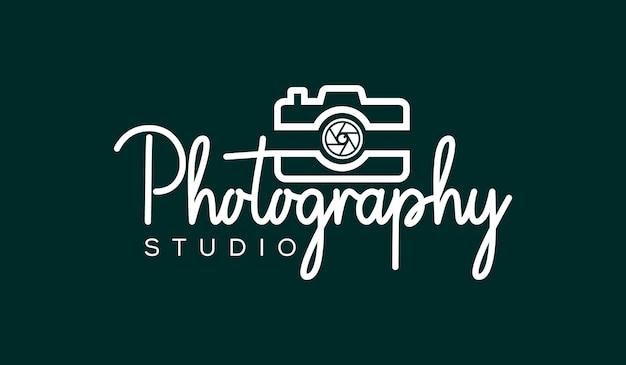 Fotografie studio logo vector pictogrammalplaatje