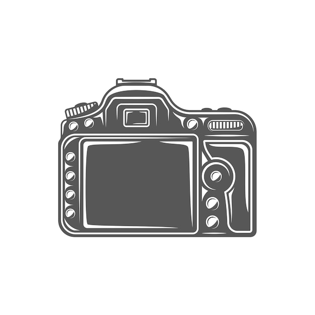 Fotostudio-element geïsoleerd op een witte achtergrond Vectorillustratie
