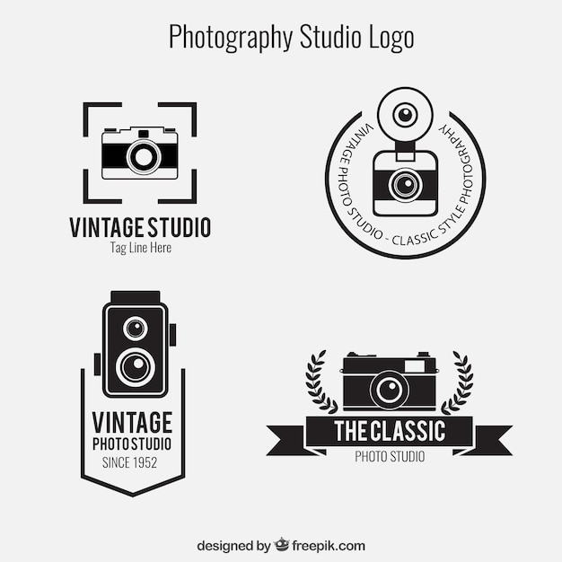 Fotostudio logo pack