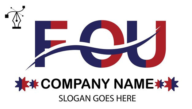 FOU Letter Logo