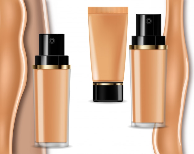 Vector foundation cream collection