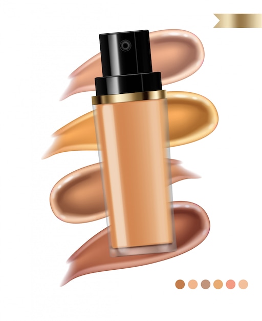 Foundation cream cosmetics