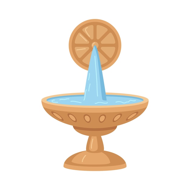 fountain reservoir filled with water