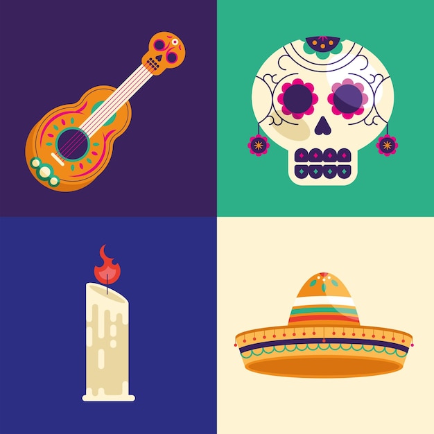 Four day of dead designs