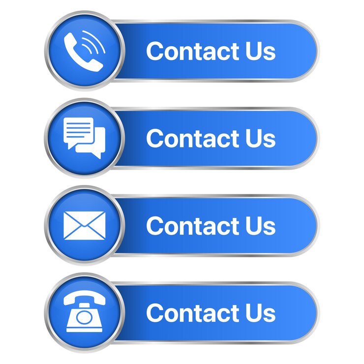 Vector four gradient contact us long buttons