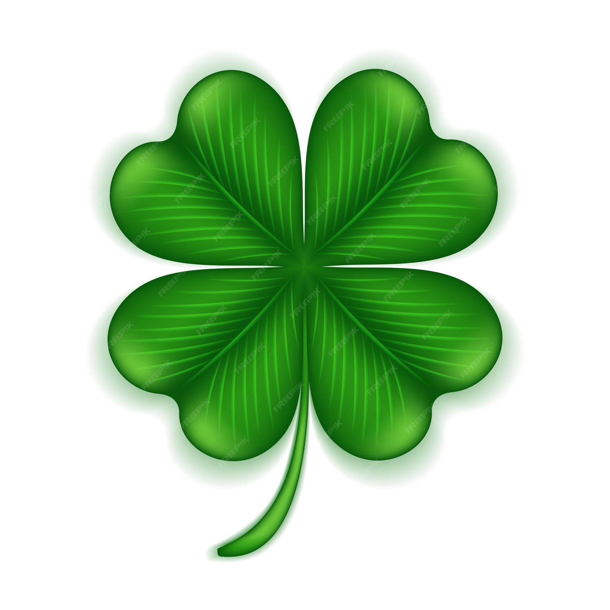 4 leaf clover clipart