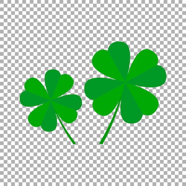 Four leaf clover icon isolated