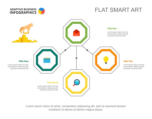 Four Points Strategy Slide Template