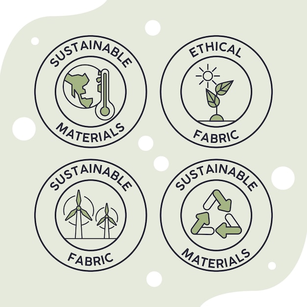 four suatainable stuff seals