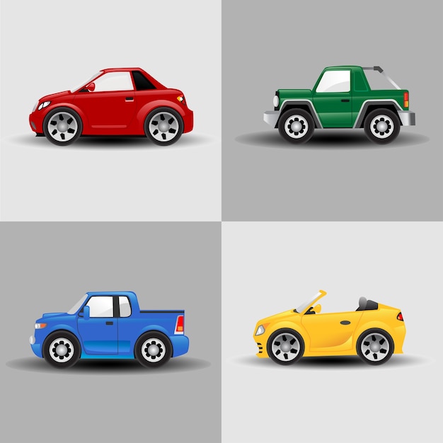 Vector four type mini sport car